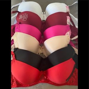 Lot of 6 high quality sexy bras sz 38B
